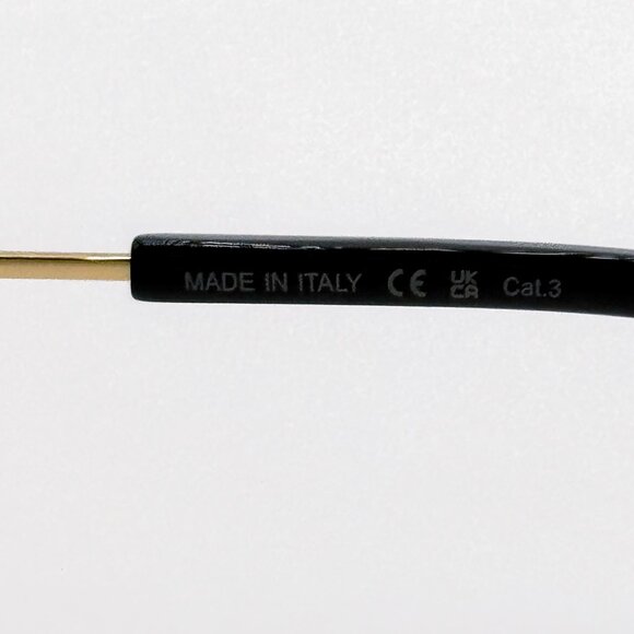 NEW BOTTEGA VENETA BV1241S 001 SUNGLASSES WOMEN BLACK GOLD CAT EYE SUNGLASSES - Picture 8 of 10